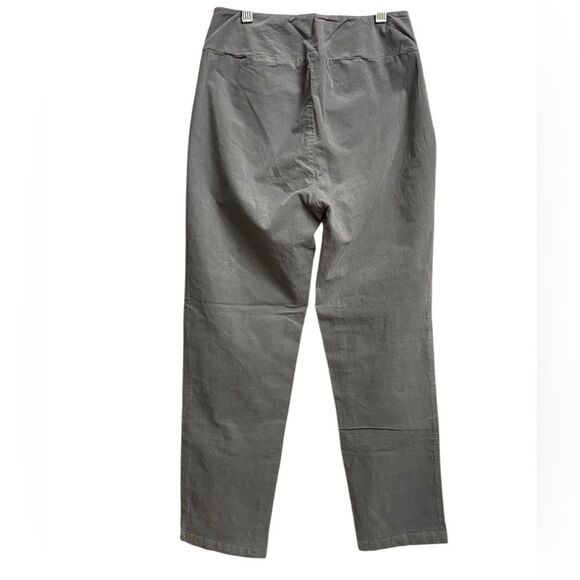 Cut Loose Slim Ankle Lightweight Corduroy Pants Women's Size XS Grey Tapered Leg - Picture 8 of 14